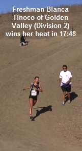 2012-11-10 - Race 6 - Bianca Tinoco coming down Reservoir