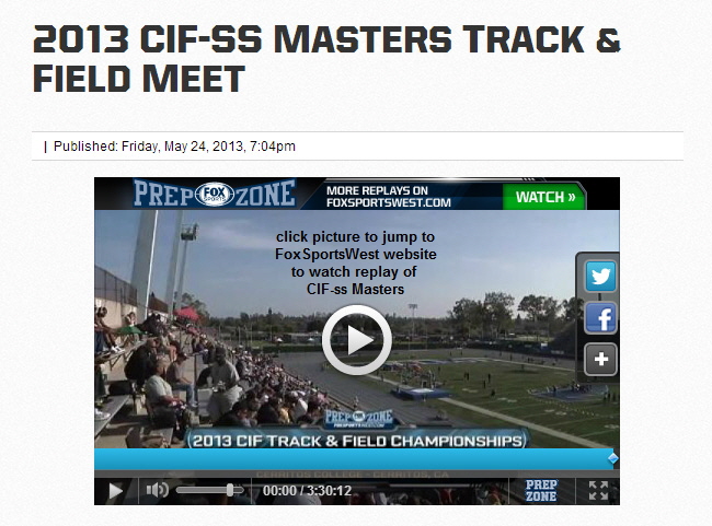 2013-05-25 - Icon - Video replay of CIF-ss Masters